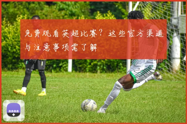 免费观看英超比赛?这些官方渠道与注意事项需了解